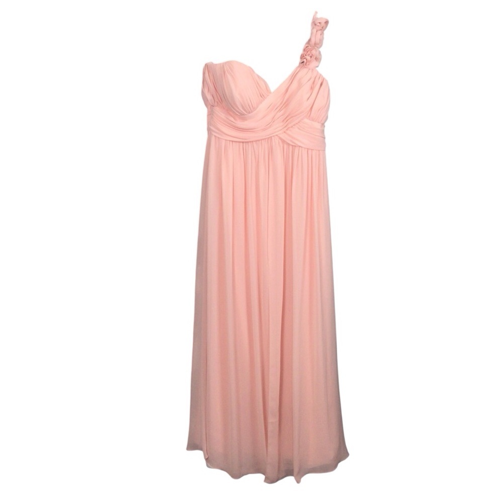 Star Box Elegant Pink one Shoulder Maxi Dress size 2XL